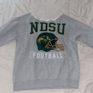 NDSU off the shoulder crewneck